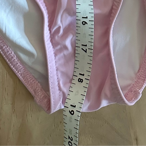 Karla Colletto Basics Ruched Bandeau One Piece in Baby Pink Sz 06 Excellent Cond - Picture 5 of 5